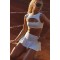 Custom New Arrival Casual High Quality Solid Color Gym Wear Running Fitness 2 Pieces Tennis Skirt Set Pickleball Set Manufacturer