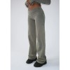 Women's Retro Hip-Hop Style Straight-Leg Sweatpants Casual Grey Pants & Trousers