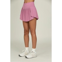 Custom Women's Golf Skirt with Built-in Shorts Breathable & Moisture Wicking Front Logo High Quality Workout Pleated Skirt