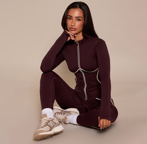 Custom Logo New Arrivals Women Clothing Tops Winter Ski Quick-Dry Yoga Wear Gym Sports Outfit Training Suit