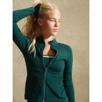 Custom OEM & ODM Long Sleeve and Thumb Strap Yoga Jacket Soft Fabric Yoga Top