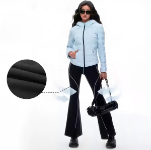 Custom High Elastic Breathable Flared Leggings Sweat-wicking Quick-drying Elastic Waist Yoga Pants