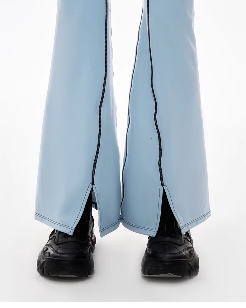 V-shaped Back Elastic Waist leggings