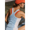 Custom Breathable Cropped Silhouette Contrast Hems Vest Ultra-short Sports Shorts Private label tennis set OEM