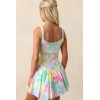 Custom Women's Quick Dry Pull-On Floral Print Tennis Dress New Style Breathable Volleyball Fitness Sports Dress