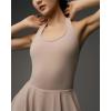 Customizable Breathable Backless Women's Tennis Romper Dress with Built-in Shorts Custom OEM Sportswear
