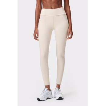 Custom High Elastic Breathable Fold Over Flared Leggings Sweat-wicking Quick-drying Elastic Waist Yoga Pants