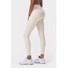Custom High Elastic Breathable Fold Over Flared Leggings Sweat-wicking Quick-drying Elastic Waist Yoga Pants