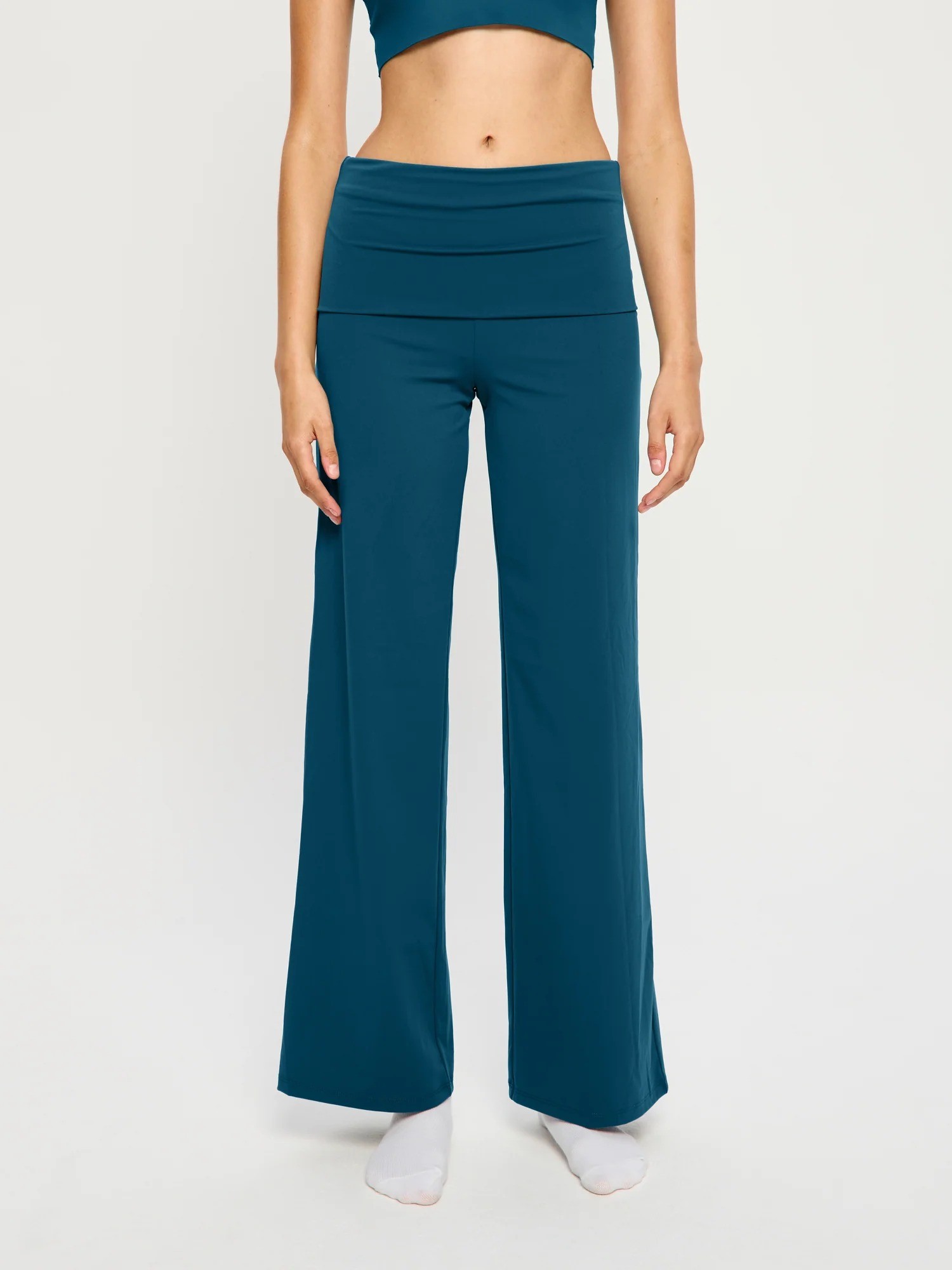 V-shaped Back Elastic Waist leggings