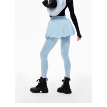 Customized Flower-shaped Fashionable Sports High-waisted Slimming Fitness Pants and Tennis Skirt Set