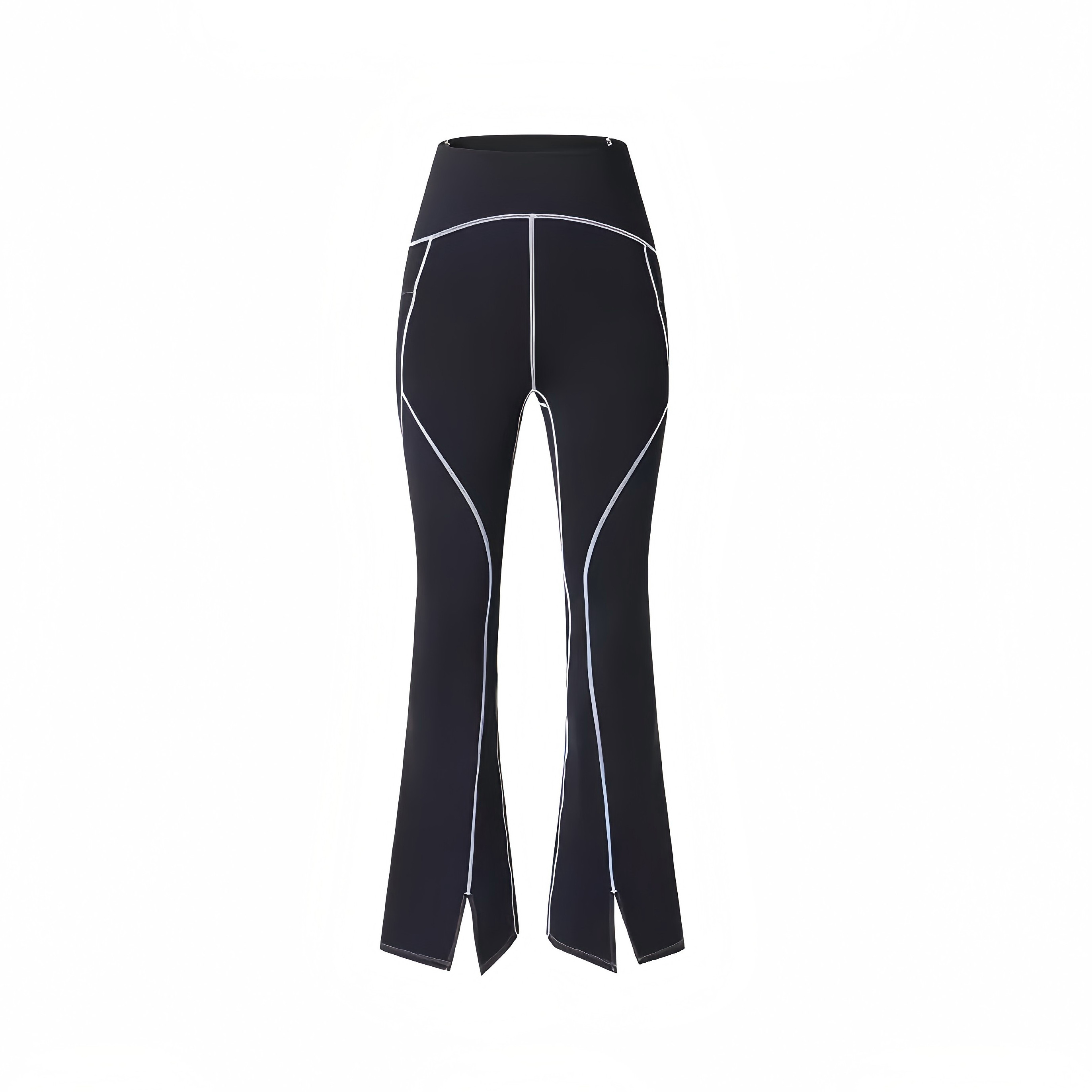 V-shaped Back Elastic Waist leggings