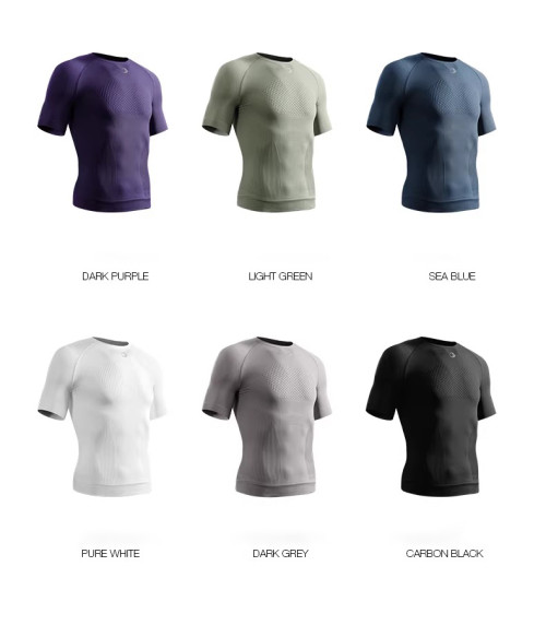 Custom Men's Quick Dry Training Shirts Breathable Summer Gym Stretch Training Apparel