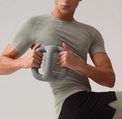 Custom Men's Quick Dry Training Shirts Breathable Summer Gym Stretch Training Apparel