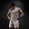 Custom Breathable Mesh Fitness Training Sports Short Sleeve Shirt