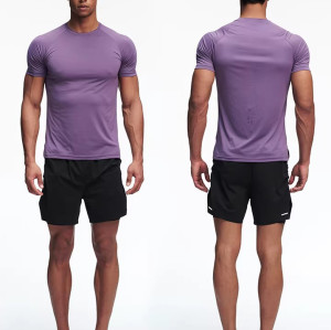 Custom Antibacterial Quick-drying  Sports Breathable Tight Fitting Training Top