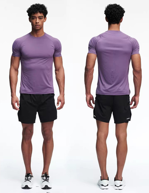 Custom Antibacterial Quick-drying  Sports Breathable Tight Fitting Training Top