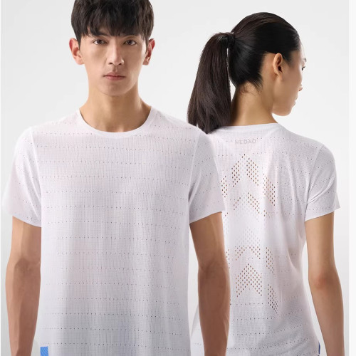Custom Antibacterial Quick-drying  Sports Breathable Mesh Fabric Training Top