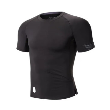 Custom Cool Feeling Quick-Drying Fitness Running Basketball Compression Shirt for Sports