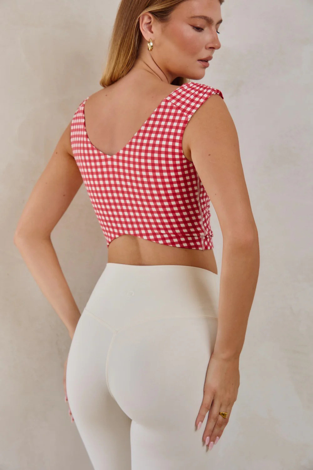 Contrast Trim Sports Bras and Soft Fabric Yoga Set