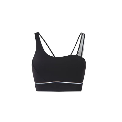 Custom 4-way Super Stretch Square Neck Tight Slim Traning Top Quick Dry Neck-wrap Yoga  Top