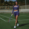 Custom High-strength Support Color-blocked Sports Bra Eco-Friendly Tennis Uniform