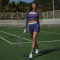 Custom High-strength Support Color-blocked Sports Bra Eco-Friendly Tennis Uniform
