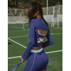 Custom High-strength Support Color-blocked Sports Bra Eco-Friendly Tennis Uniform