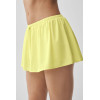 Custom Striped Elastic Waistband Sports High-Waisted Slimming Tennis Skirt