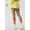 Custom Striped Elastic Waistband Sports High-Waisted Slimming Tennis Skirt