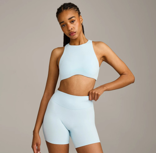 Custom 2 Piece Tennis Outfit Crop Top and High Waist Shorts Activewear Manufacturer