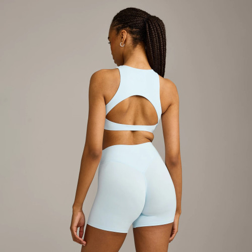 Custom 2 Piece Tennis Outfit Crop Top and High Waist Shorts Activewear Manufacturer