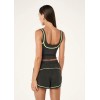 Custom Moisture-Wicking  Double Layer With Contrast Tank Top Nylon Shorts