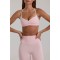 Custom OEM & ODM Contrast Trim Sports Bras and Soft Fabric Yoga Bra