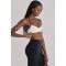Custom Contrast Trim Sports Bras Sweetheart neck with slender halter straps Yoga Bra