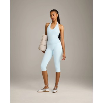 Custom Moisture-Wicking Halter Neck Tank Top With Built In Bra