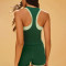 Custom Moisture-Wicking Contrast Under Layer Features Built-in Shelf Bra Yoga Top