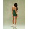 Custom Yoga Shortysuit with Buttery Soft  Romper-style Shorty Suit