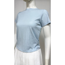 Custom Lightweight Breathable Flexible Durable Materials Short Sleeve Sports Top
