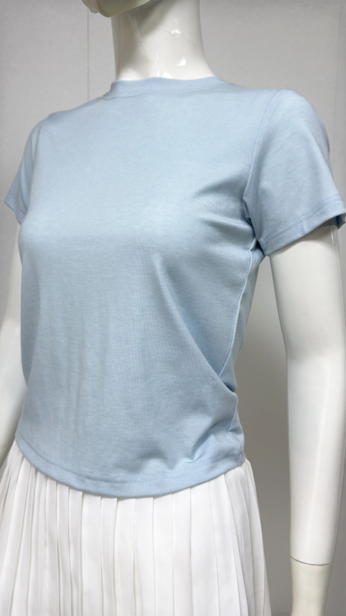 Custom Lightweight Breathable Flexible Durable Materials Short Sleeve Sports Top