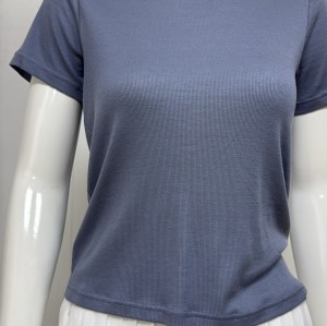 Custom Lightweight Breathable Flexible Durable Materials Short Sleeve Sports Top