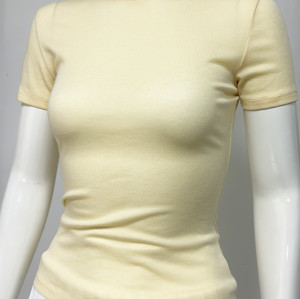 Custom Lightweight Breathable Flexible Durable Materials Short Sleeve Sports Top