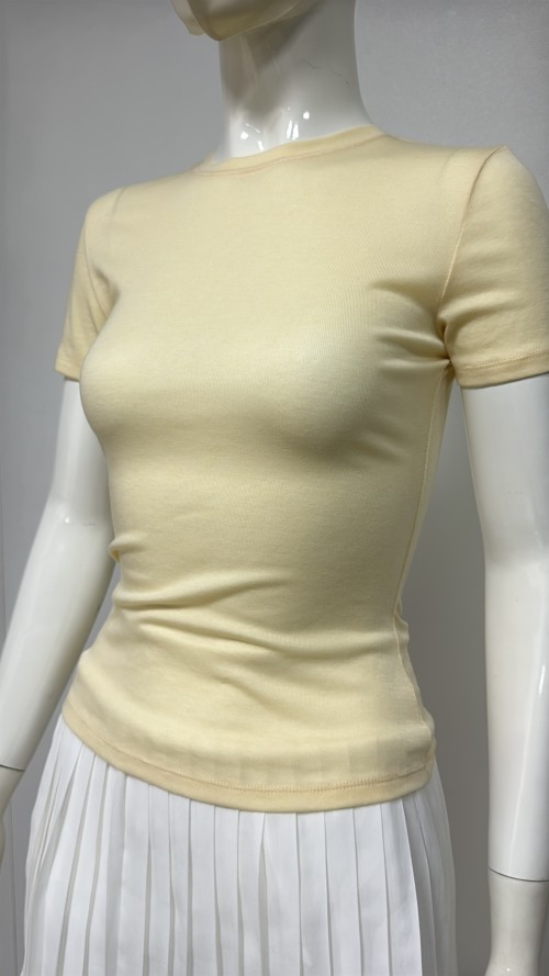 Custom Lightweight Breathable Flexible Durable Materials Short Sleeve Sports Top