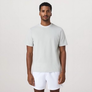 Custom Printed Functional Cotton Polyester Fabric Tennis Shirts