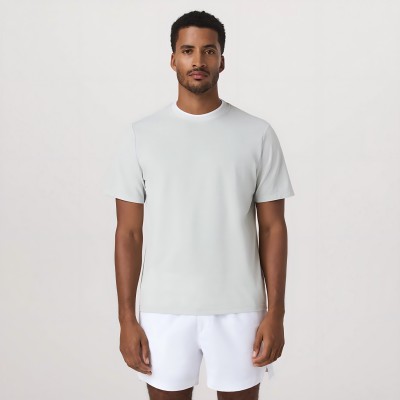 Custom Printed Functional Cotton Polyester Fabric Tennis Shirts