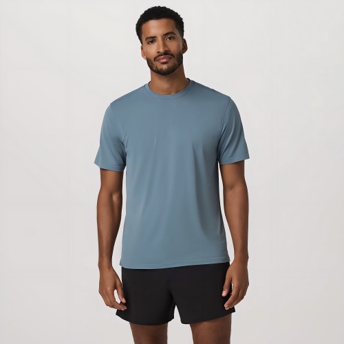 Custom Printed Functional Cotton Polyester Fabric Tennis Shirts