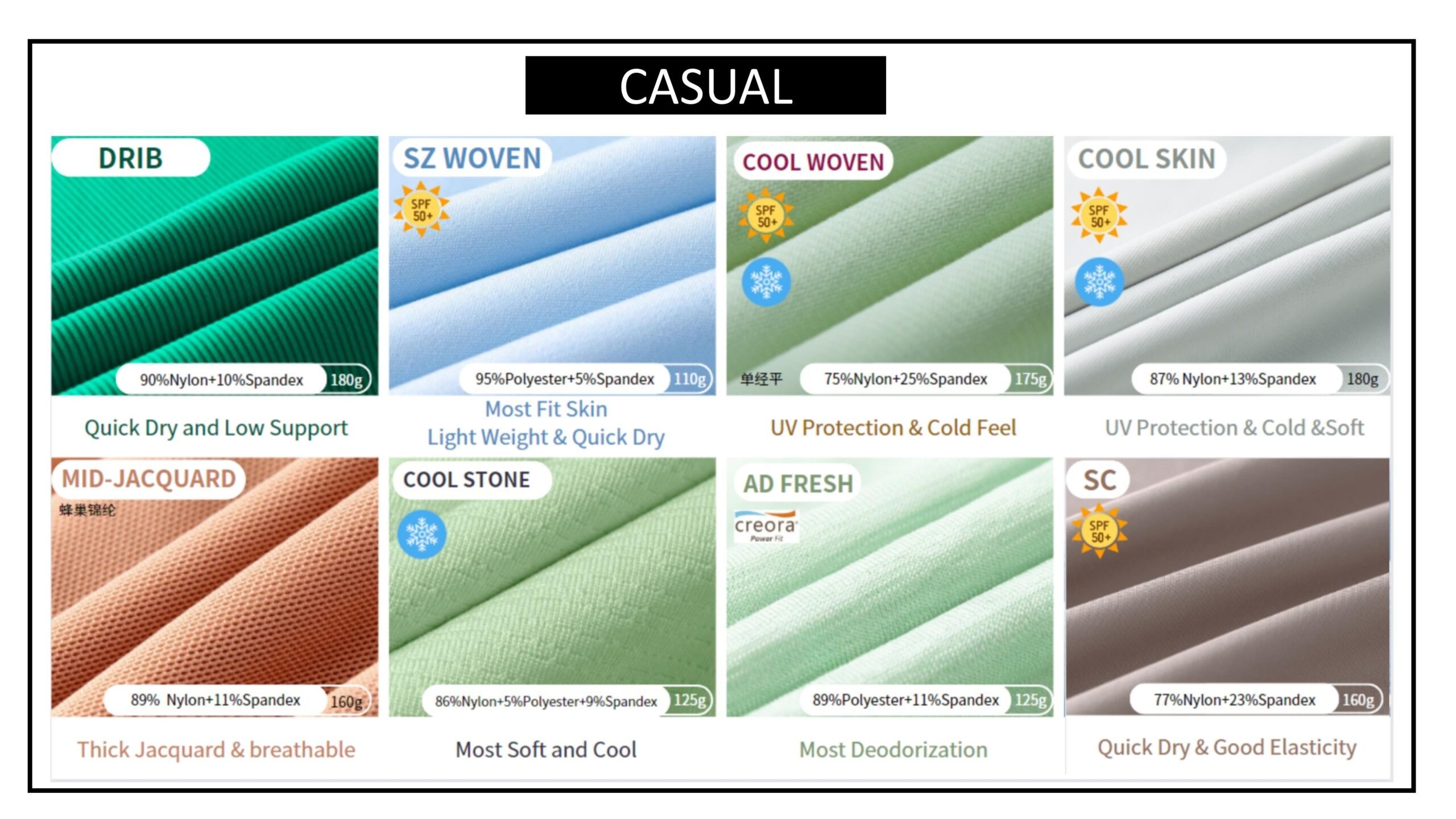 Casual strength yoga fabric