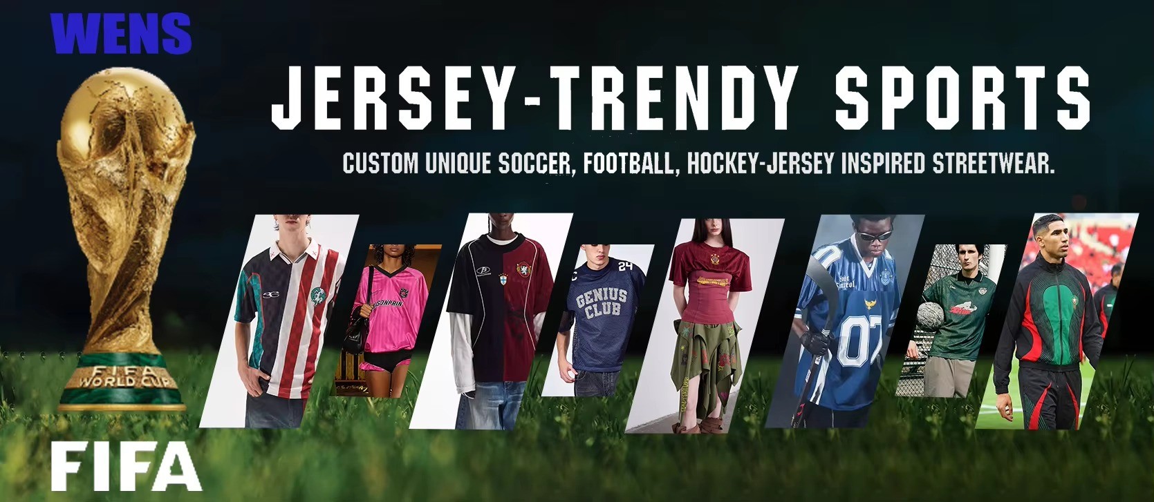 wensfashion trendy sports jersey 
