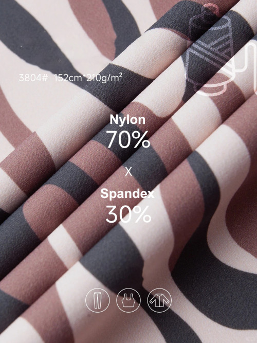 Printing Soft Touch Nylon Spandex Fabric for Compression Leggings & Activewear Sets