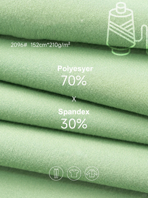 Polyester Spandex Fabric for Custom Gym Wear & Training Apparel Quick-Dry Performance Material