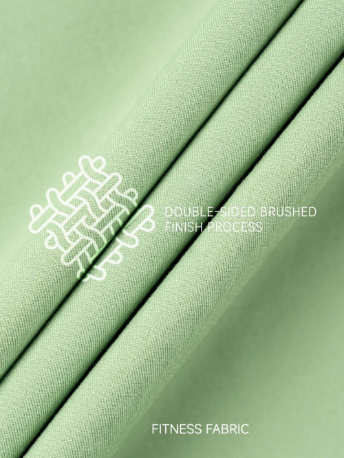 Polyester Spandex Fabric for Custom Gym Wear & Training Apparel Quick-Dry Performance Material